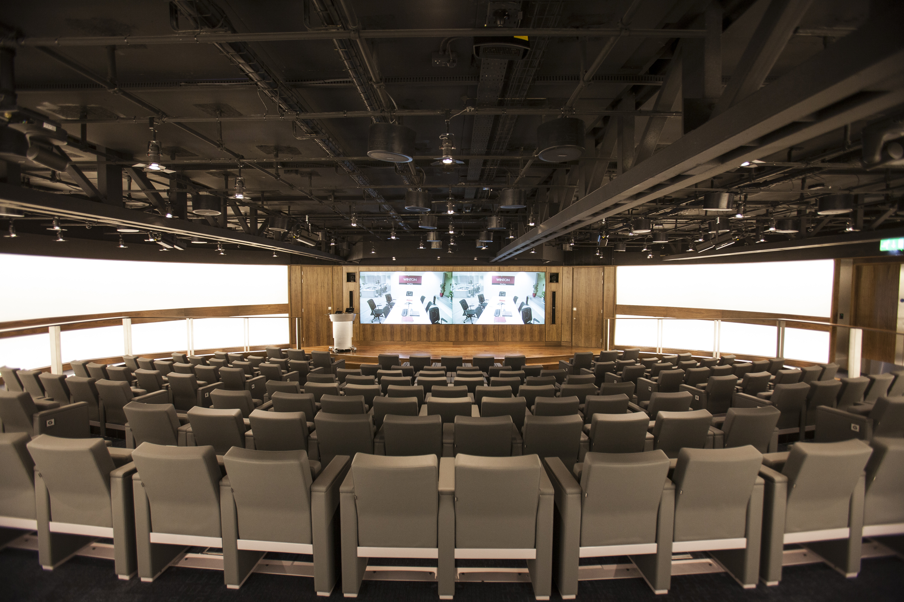 THEATREPLAN Theatre Consultants Winton Capital Management, London